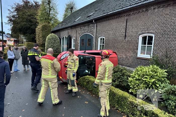 Vrouw komt met de schrik vrij na ongeval