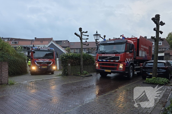 Brand bij visboer zorgt voor opschaling