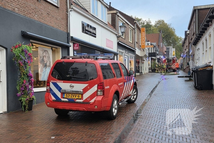 Brand bij visboer zorgt voor opschaling
