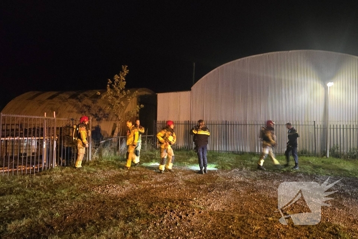 Vonkjes en rook bij productiebedrijf