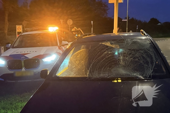 fietser gewond na aanrijding met auto