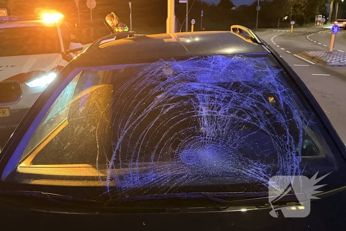 fietser gewond na aanrijding met auto