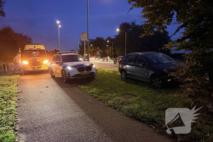 fietser gewond na aanrijding met auto