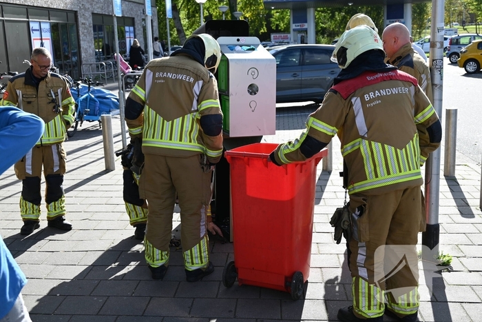 Brand in winkel door elektrisch apparaat