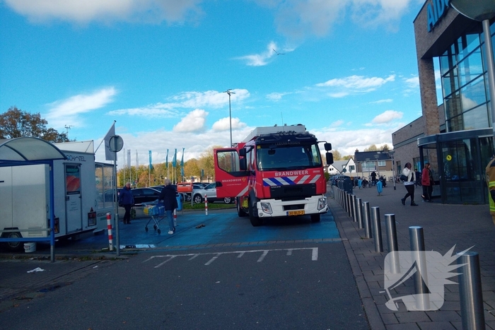 Brand in winkel door elektrisch apparaat