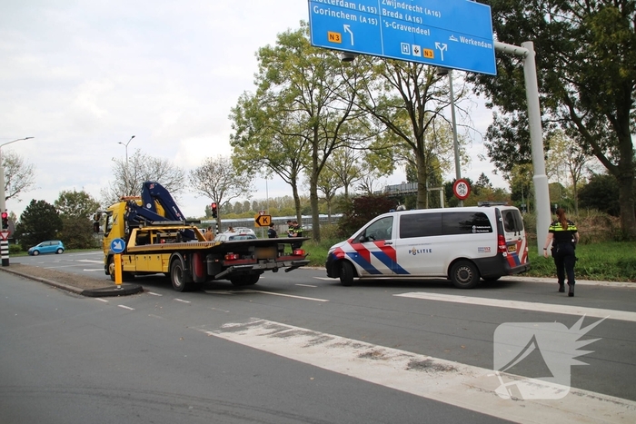 Kop-staartbotsing leidt tot schade, geen gewonden