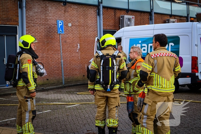 Omgeving afgezet door gaslekkage