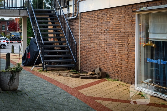 Omgeving afgezet door gaslekkage