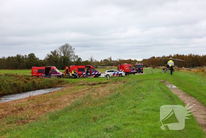 Zoekactie naar persoon te water met traumaheli