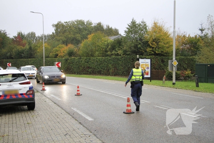 Verkeershinder door kop-staartaanrijding