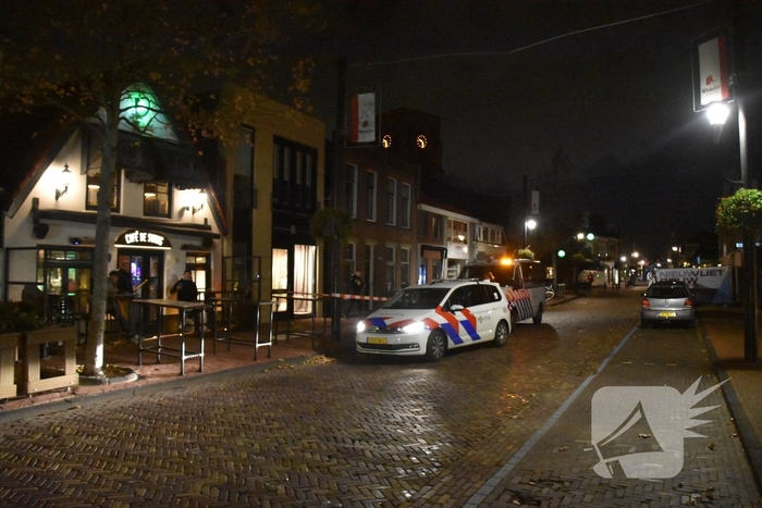 Straat afgezet na steekincident