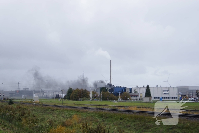 Grootschalige inzet bij industriebrand