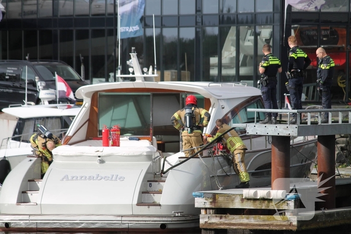 Brand in vaartuig na werkzaamheden