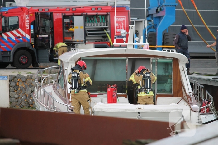 Brand in vaartuig na werkzaamheden