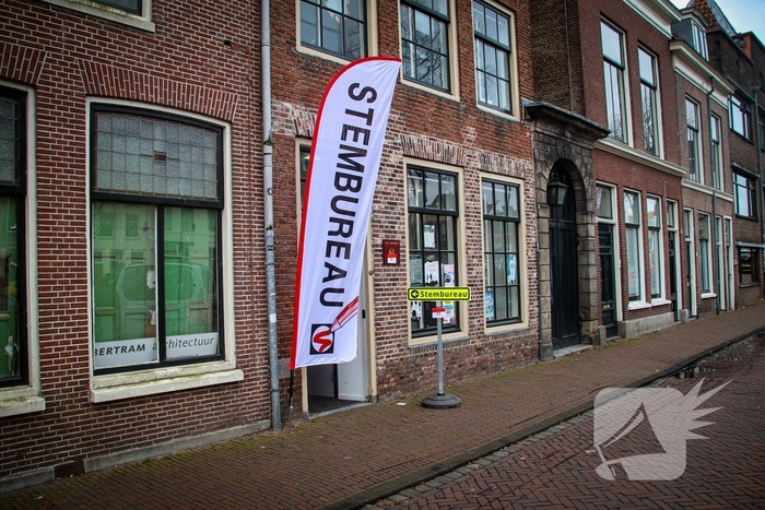 Veel mensen stemmen in de Leidse regio