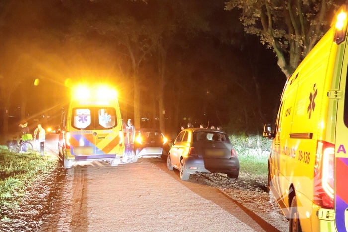 Fietser ten val in Eemnes