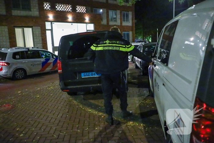 Politie inzet hond na woningoverval