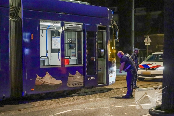 Fietster raakt gewond bij aanrijding met tram