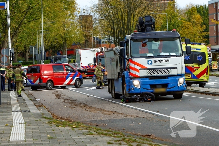 Kind overleden bij aanrijding tussen fatbike en vrachtauto
