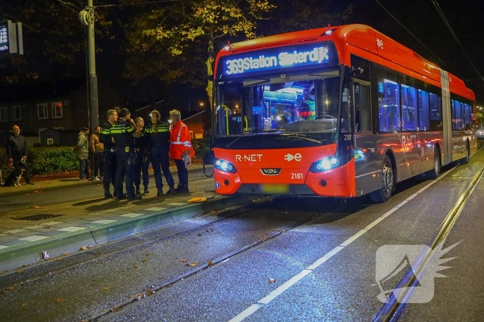 Fietser gewond na aanrijding met stadsbus