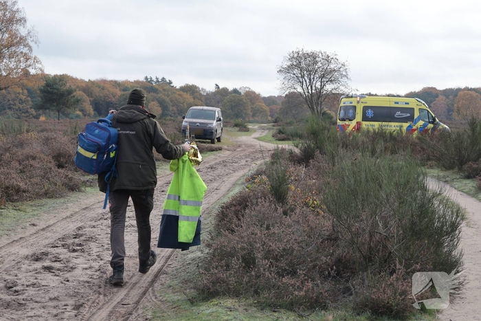 Ruiter valt van paard, hulpdiensten ingeschakeld