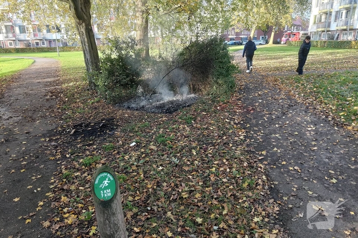 Buitenbrand snel onder controle