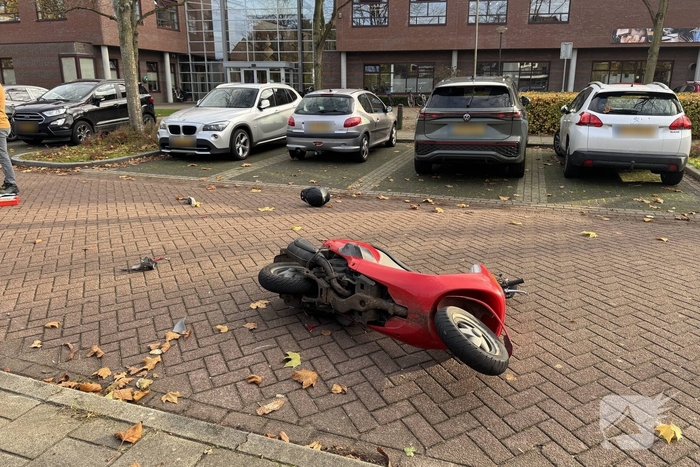 Ongeval met scooter na mislukte wheelie