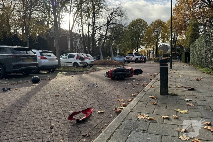 Ongeval met scooter na mislukte wheelie