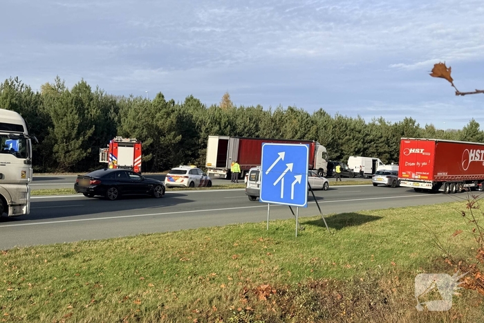 Meerdere voertuigen betrokken bij ongeval