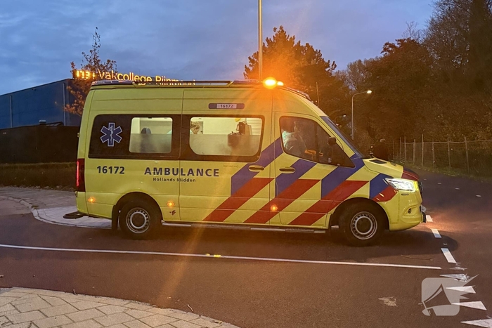 Scooterrijder gewond bij botsing