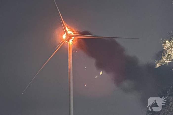 Grote brand in windmolen