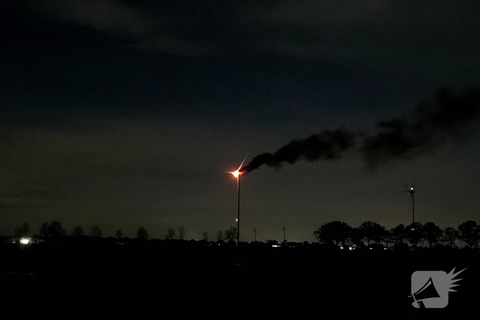 Grote brand in windmolen
