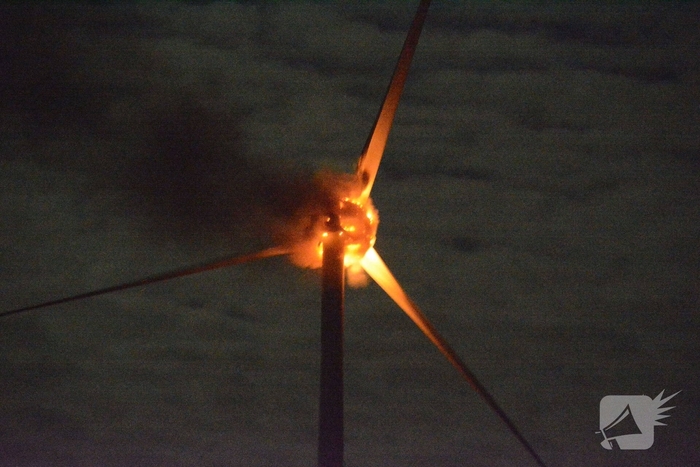 Grote brand in windmolen