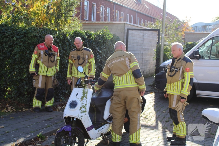 Rookontwikkeling in bestelbus