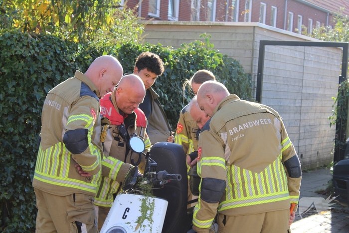 Rookontwikkeling in bestelbus