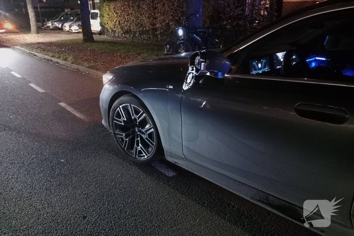 Botsing tussen een fatbike en een auto