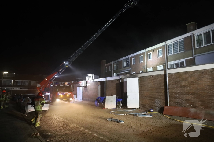 Grote brand leidt tot ontruiming