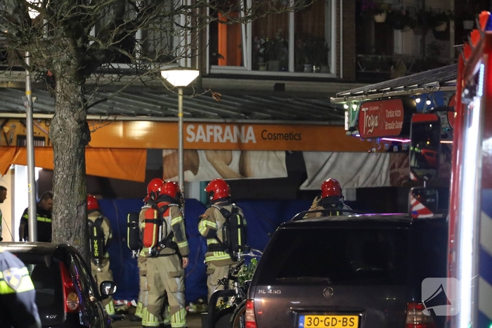 Grote brand leidt tot ontruiming