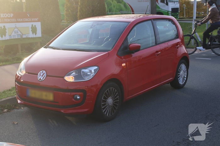 Ongeval op rotonde veroorzaakt opstopping