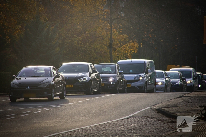 Bouw van nieuw fietsplein zorgt voor flinke verkeerschaos