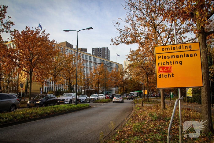 Bouw van nieuw fietsplein zorgt voor flinke verkeerschaos