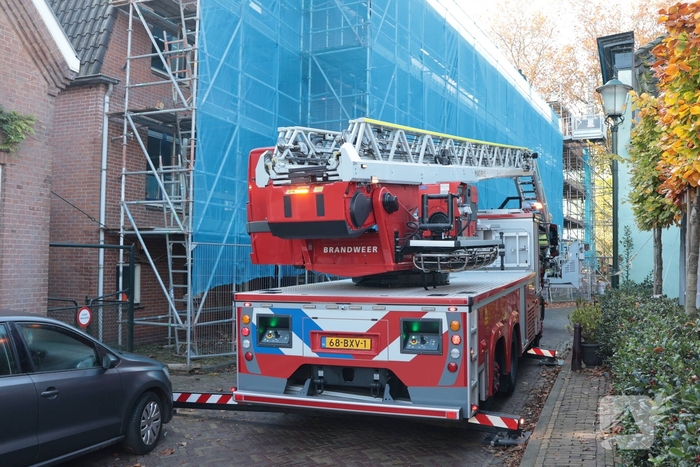 Brand op dak tijdens renovatiewerkzaamheden