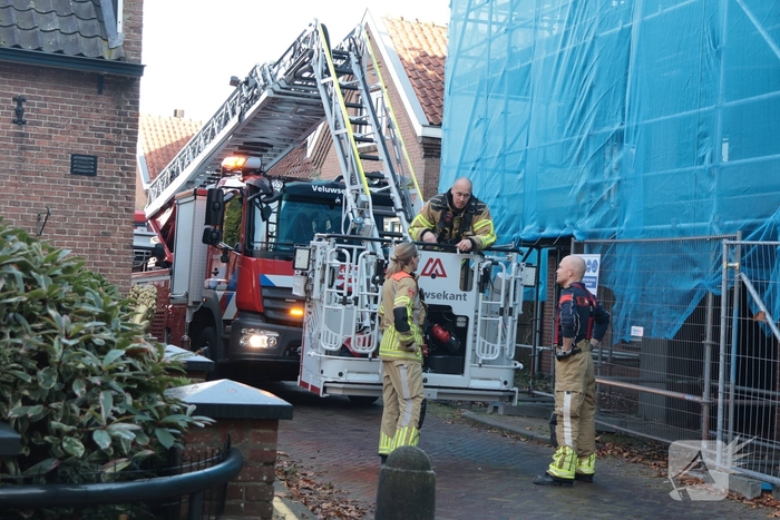 Brand op dak tijdens renovatiewerkzaamheden