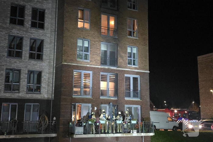 Brand bij appartement snel onder controle
