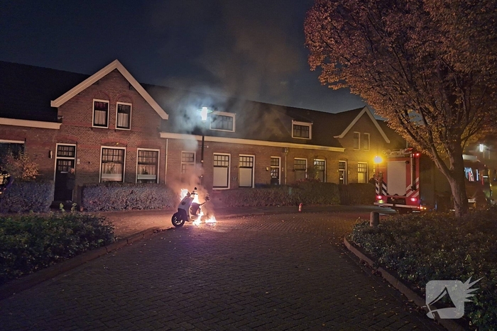 Onderzoek naar scooterbrand gestart