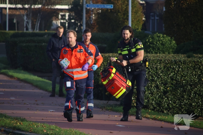 Zwaargewonde bij incident op rotonde