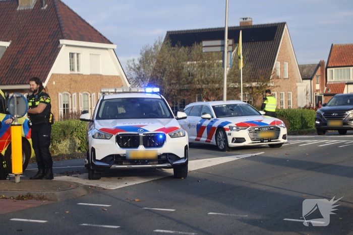 Zwaargewonde bij incident op rotonde
