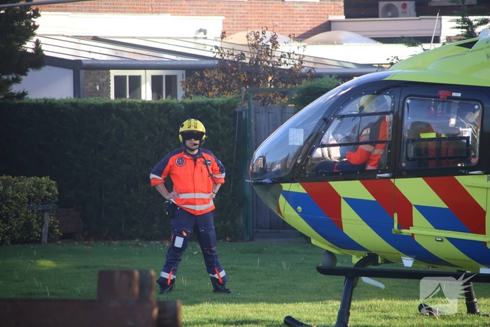 Zwaargewonde bij incident op rotonde