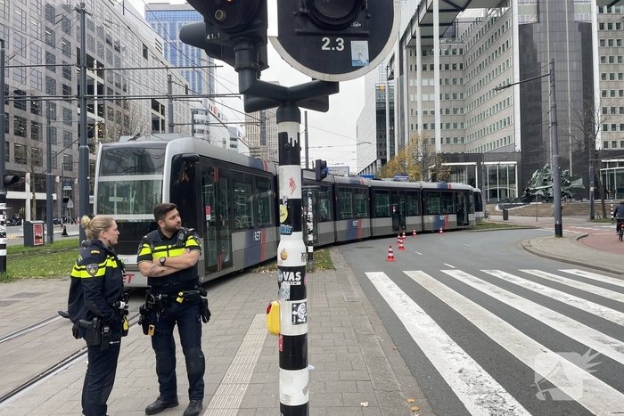 Stroomstoring legt trams stil