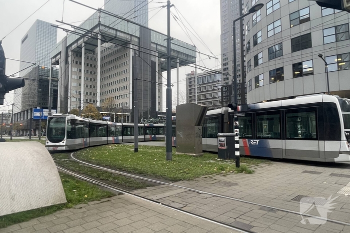 Stroomstoring legt trams stil
